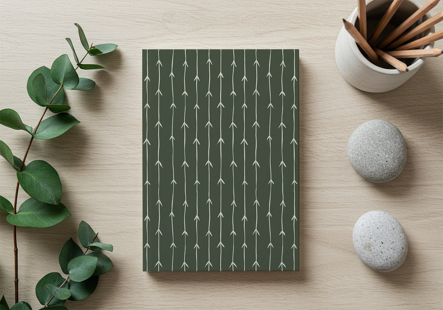 Boho Arrows Hardback Notebook