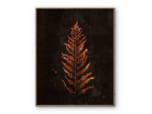 Copper Fern Leaf
