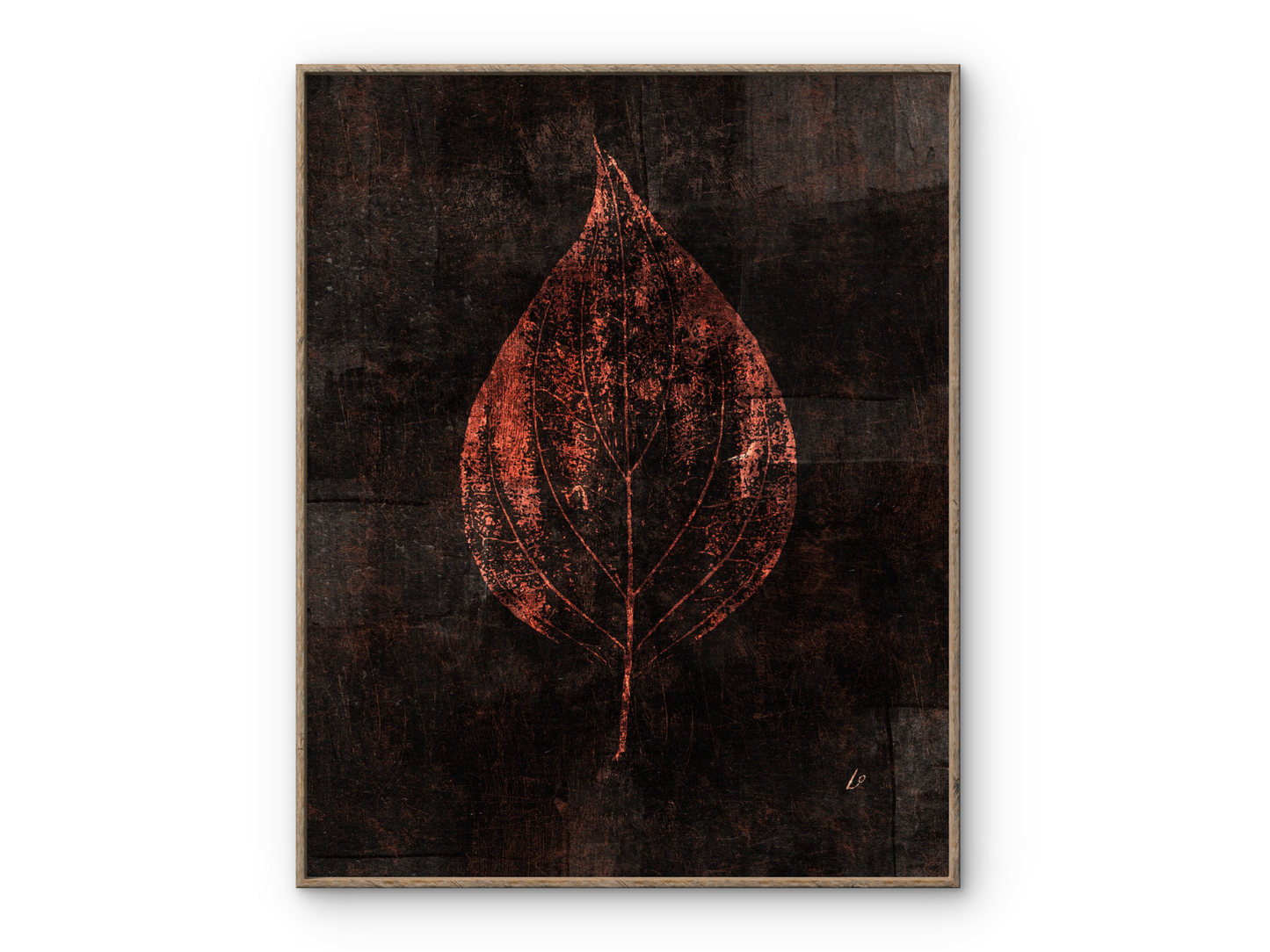 Copper Hydrangea Leaf