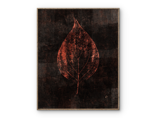 Copper Hydrangea Leaf