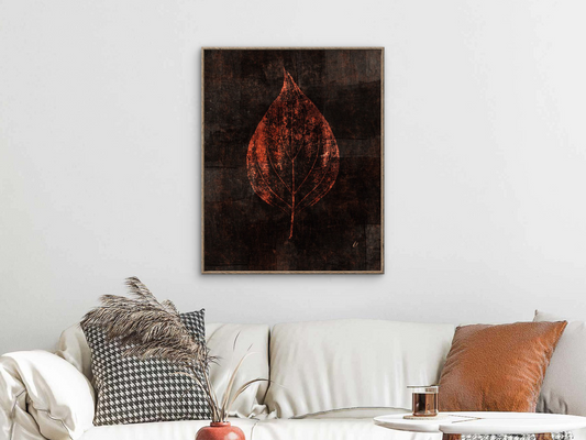 Copper Hydrangea Leaf