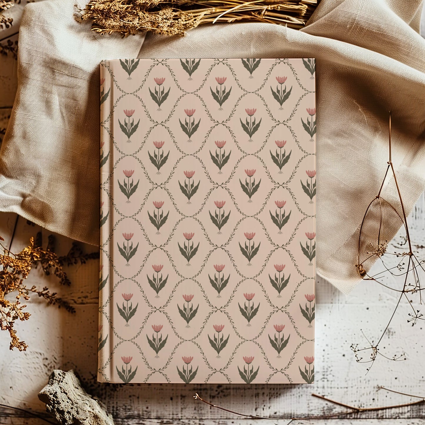 Crocus Trellis Hardback Notebook