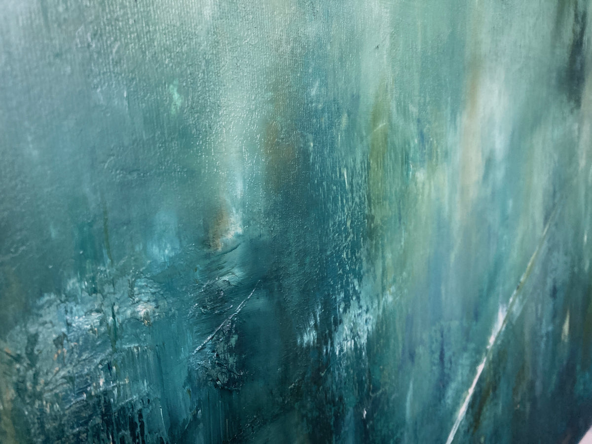 Close-up detail of Forest Light by Lydia Orange