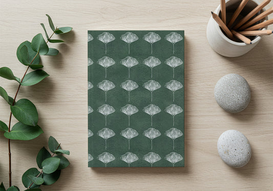 Ginkgo Leaves Hardback Notebook