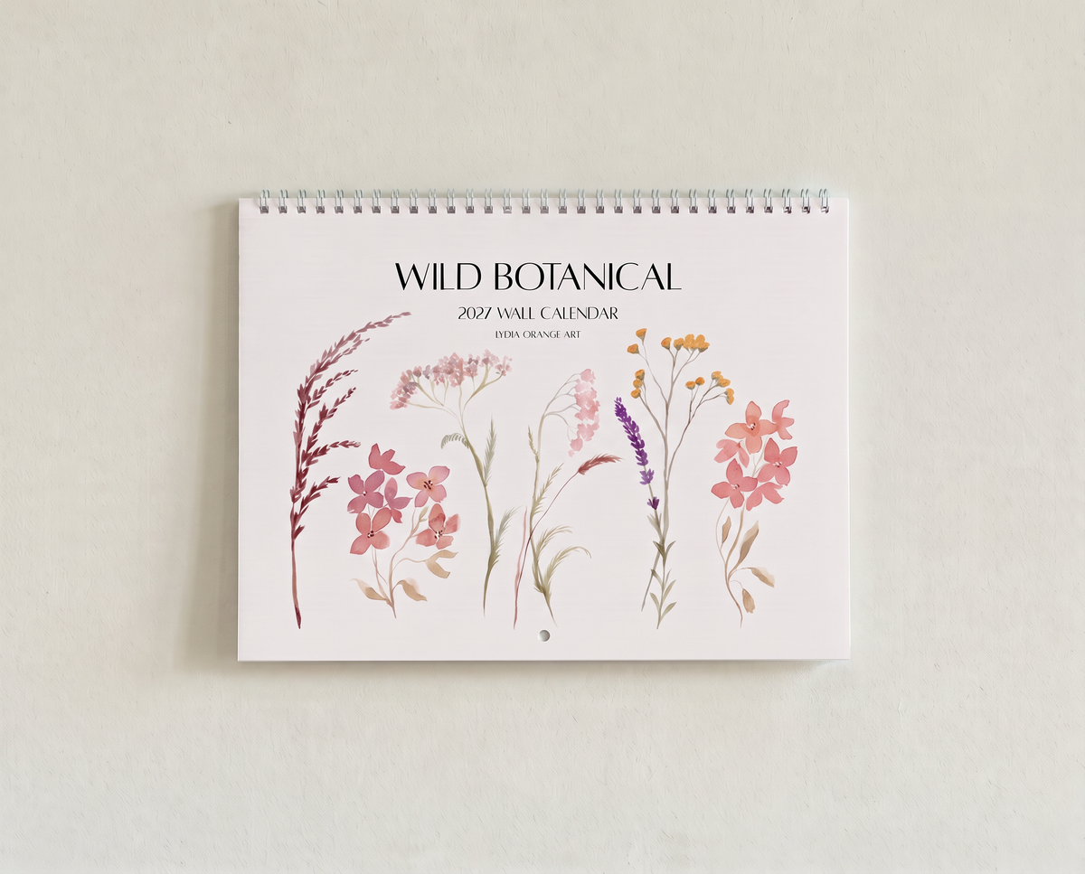 Wild Botanical 2027 Wall Calendar