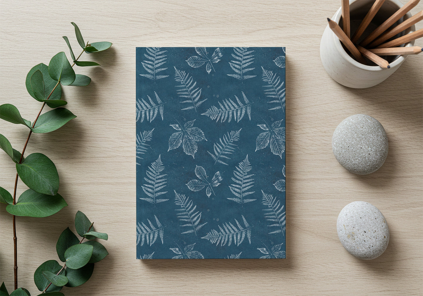 Maple & Fern Leaf Hardback Notebook