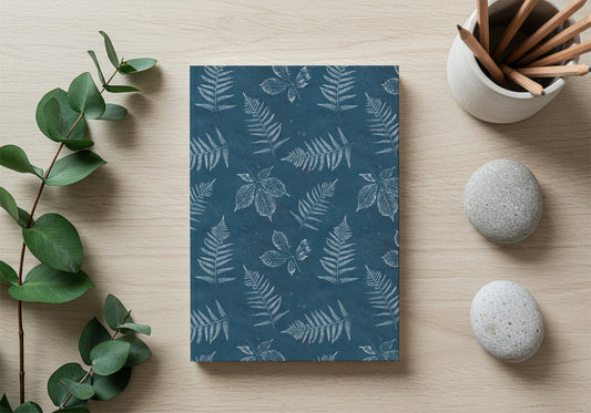 Maple & Fern Leaf Hardback Notebook