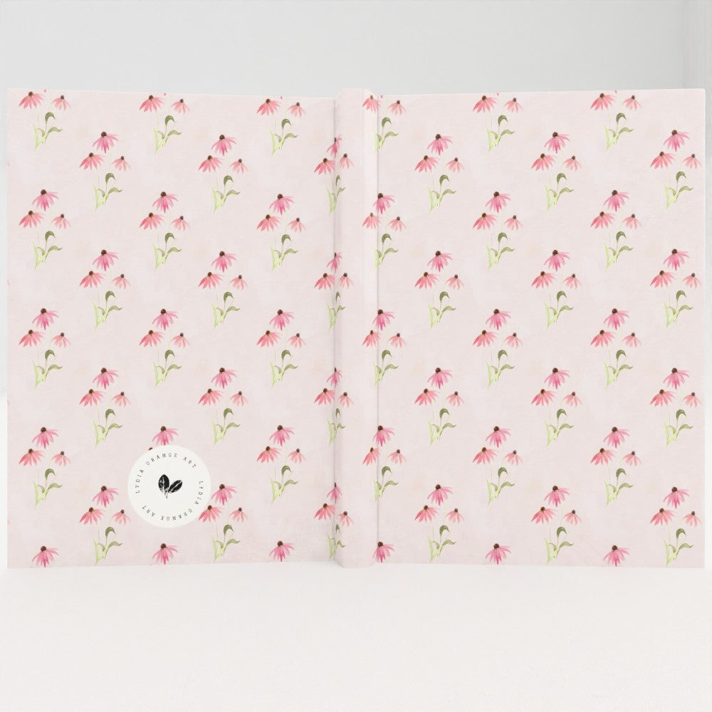 Echinacea Watercolour Hardback Notebook