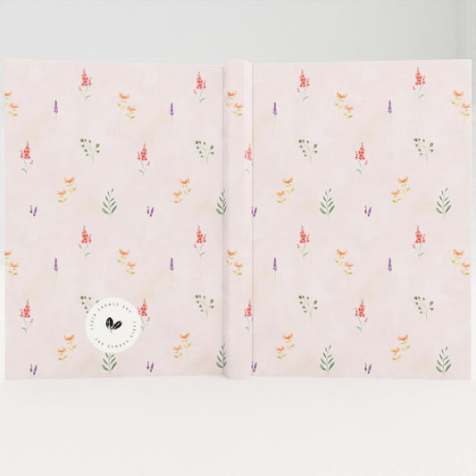 Mini Blooms Watercolour Hardback Notebook