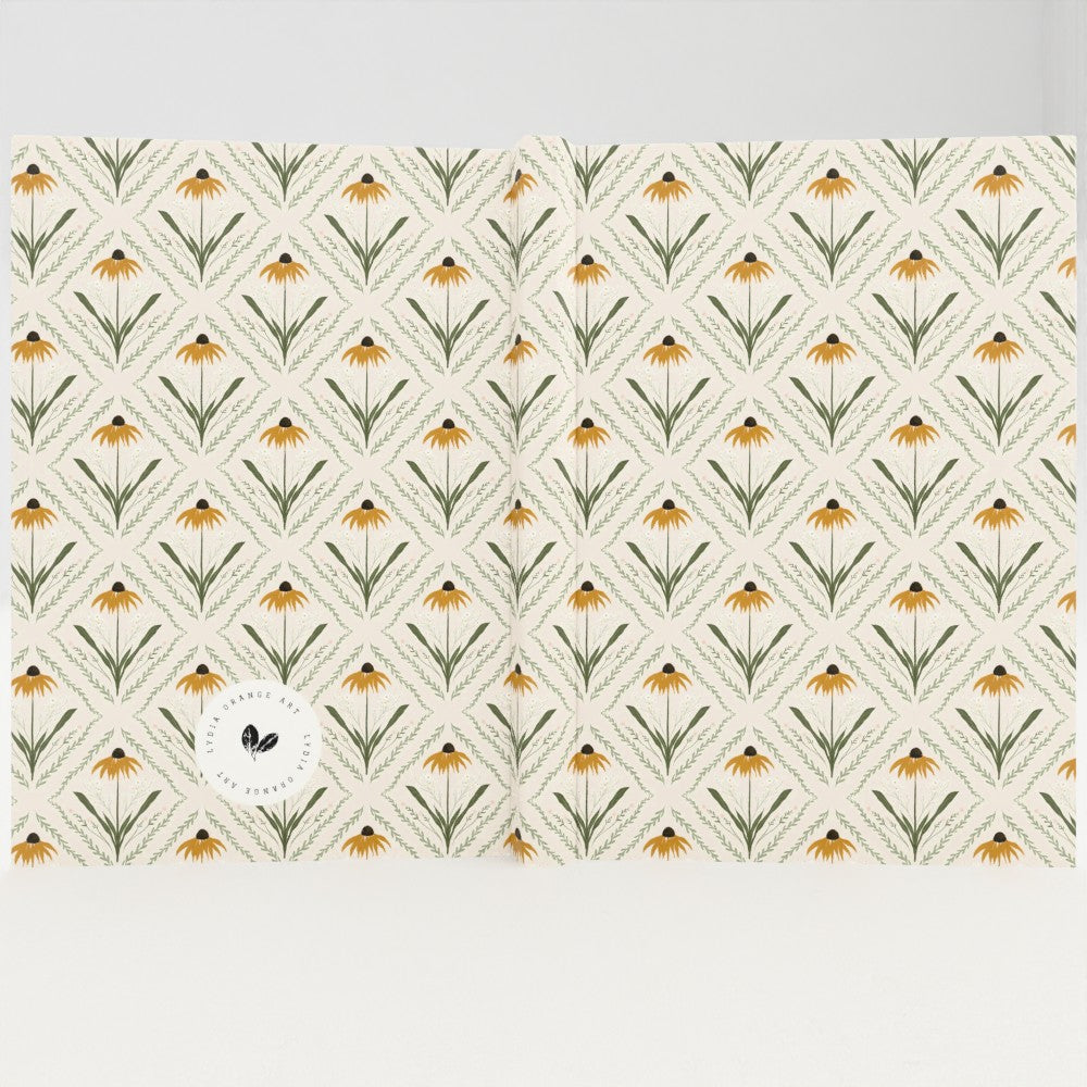 Echinacea Diamond Hardback Notebook